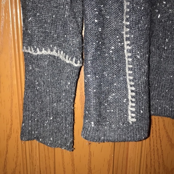 Woolrich Onyx Heather Lambs Wool 1/4 Zip Pullover Sweater Medium - Picture 5 of 10